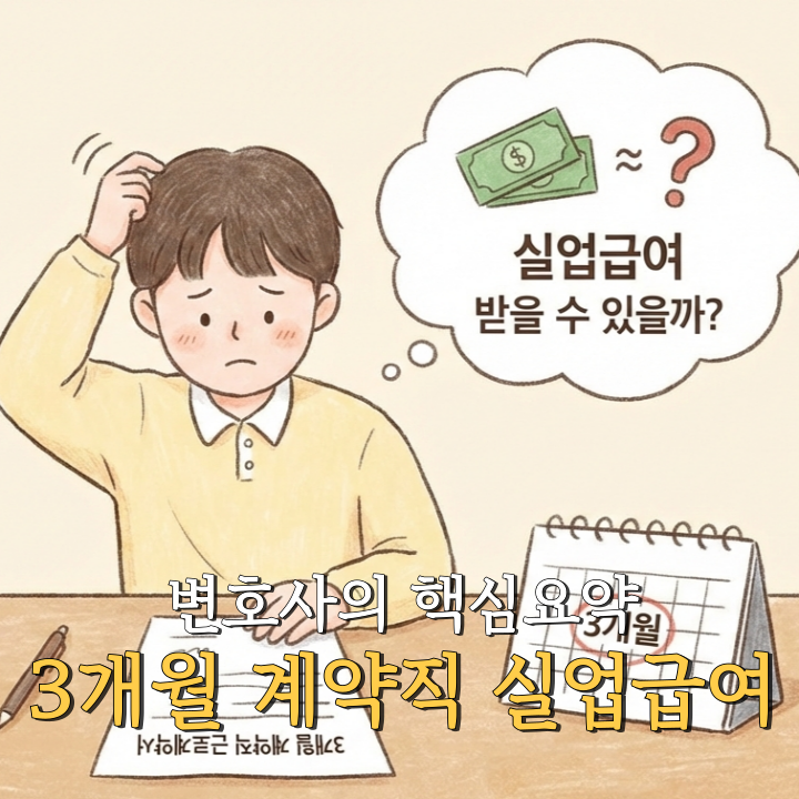 3개월계약직실업급여 받는 방법 변호사가 알려주는 필수 체크사항