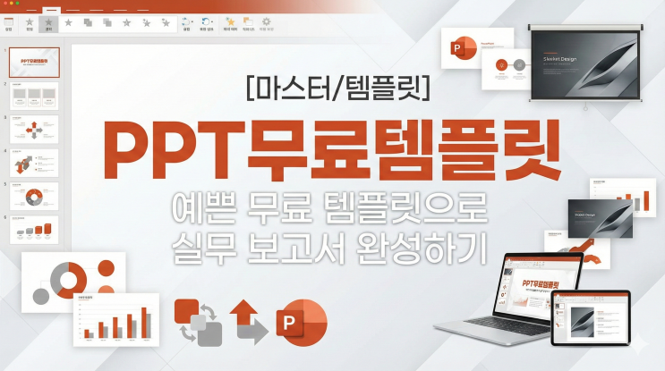  [파워포인트 마스터/템플릿] PPT무료템플릿 – 예쁜 무료 템플릿으로 실무 보고서 완성하기