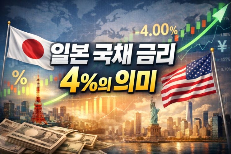  일본 국채 금리 4%의 의미