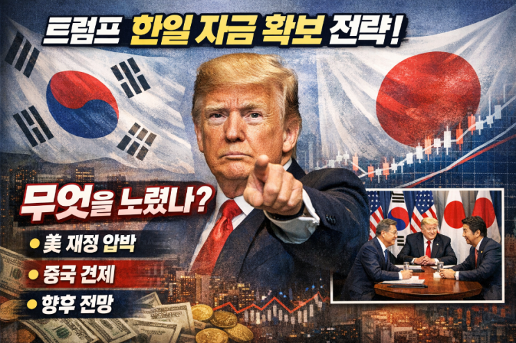  트럼프 한일 자금 확보 전략, 무엇을 노렸나? 정치·경제적 분석과 향후 전망