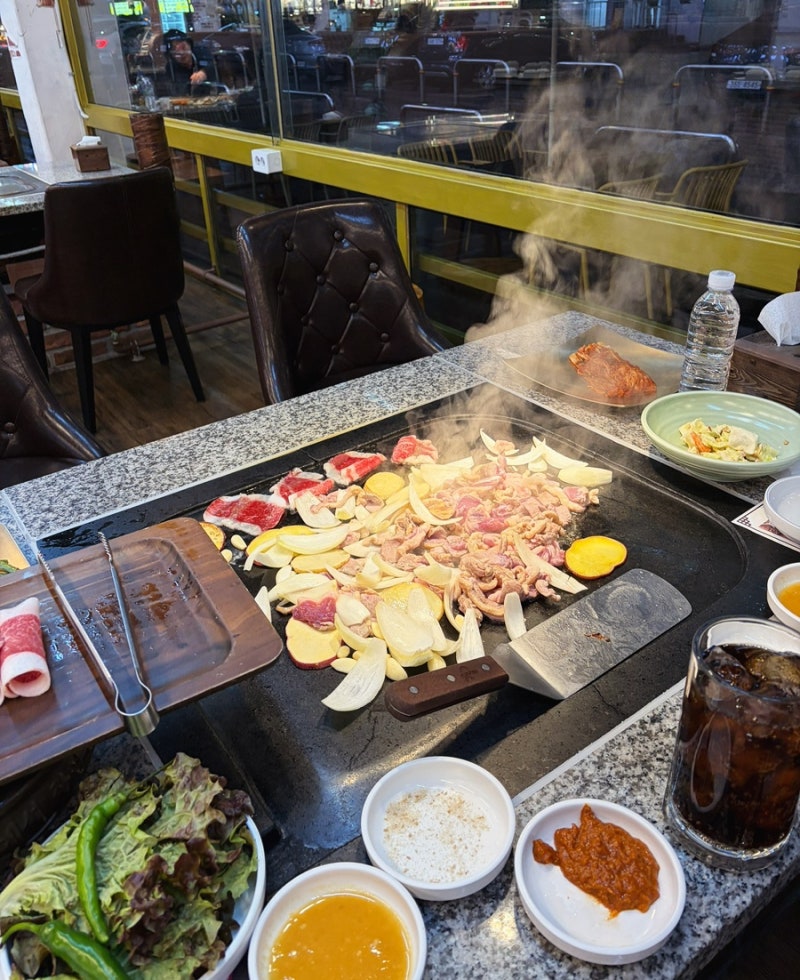 구리 양촌리 화로구이 오리로스 구이 24시 맛집 후기