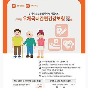 우체국 더간편건강보험이란? 가입조건·보장내용·장점 총정리 (유병자도 가능)