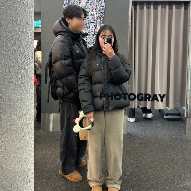 유니클로 니들스 후리스 바지 사이즈 커플 트레이닝복 후기
