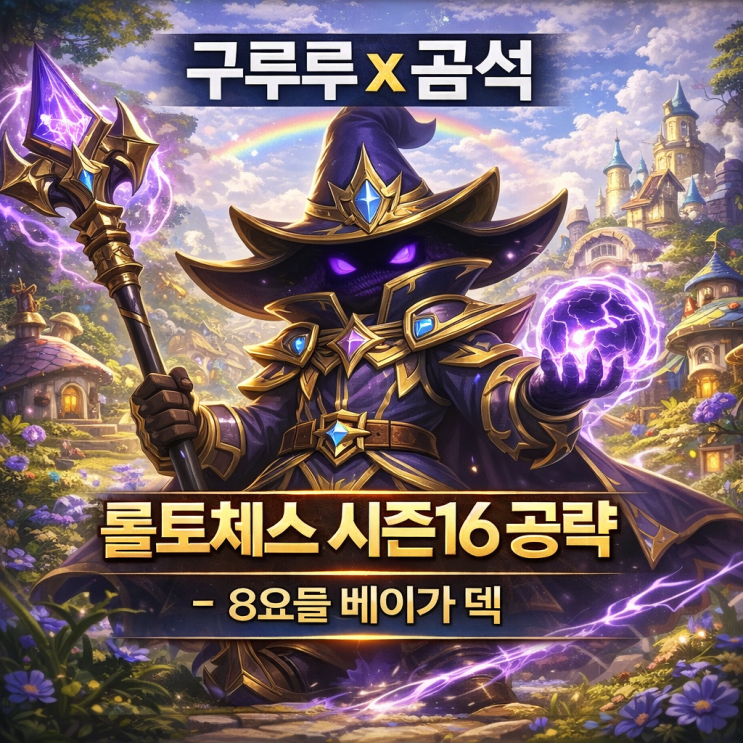 [시즌16] 롤토체스 공략 : 8요들 베이가 덱