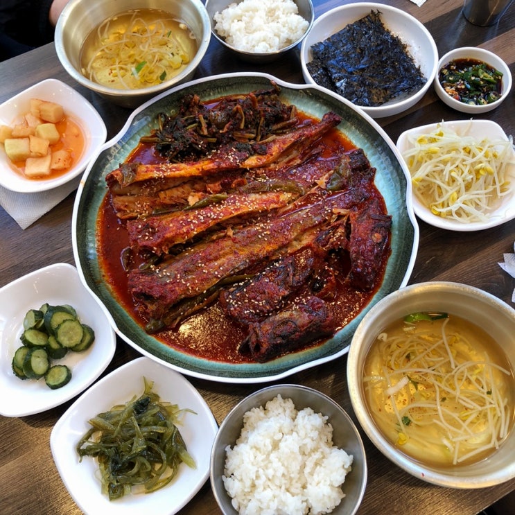  인천 논현동 점심 맛집 진짜배기명태촌 명태조림 정식