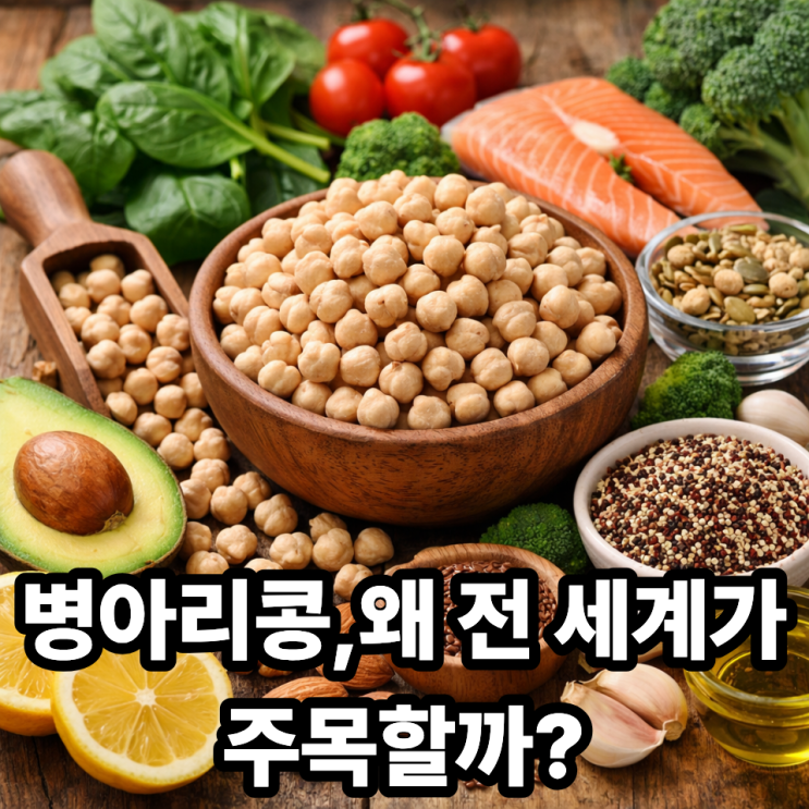  병아리콩이 슈퍼푸드로 불리는 이유｜단백질·식이섬유·건강 효과 총정리