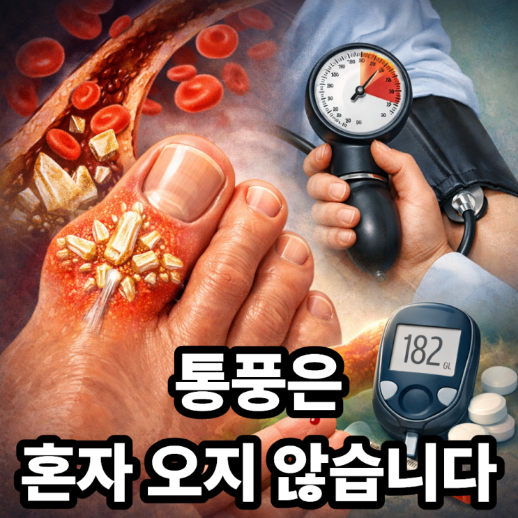  통풍과 고혈압·당뇨가 함께 오는 이유, 요산만의 문제가 아닙니다