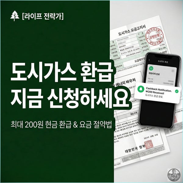  도시가스 캐시백 신청, 3월 마감 전 난방비 20만원 환급받기