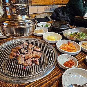 광주금호동맛집 숯불향가득 생족구이 '머시기쪽갈비'