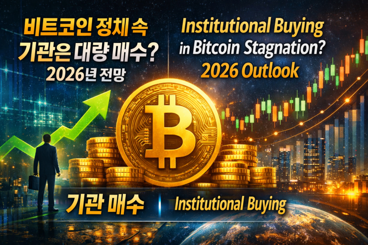  비트코인 정체 속 기관은 대량 매수? 2026년 전망