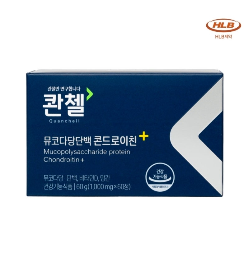 콴첼 관절 연골 영양제 1200 뮤코다당단백 콘드로이친 K2