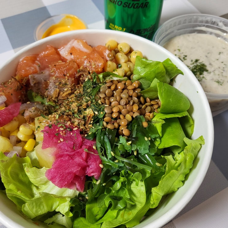  문정역 맛집 샐러드 올라포케 혼밥 세트 후기