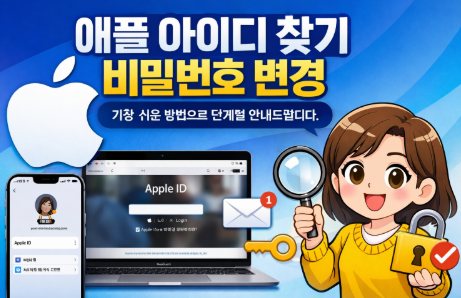 애플 아이디 찾기 및 비밀번호 변경｜가장 쉬운 방법으로 단계별 안내드립니다