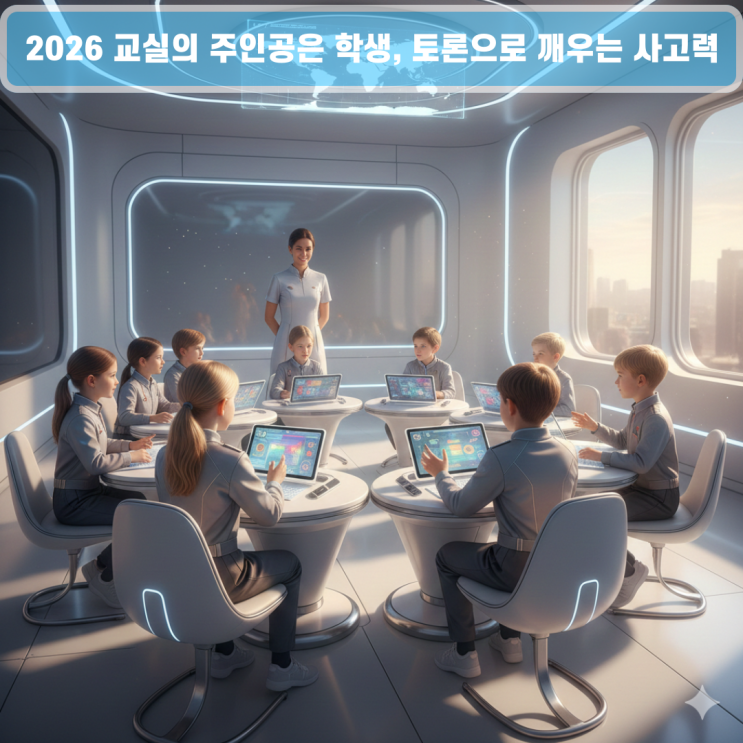  "수업 시간이 어떻게 달라질까?" - AI 교과서 도입 후 토론·협력형 교실 변화와 가정 내 말하기·쓰기 지도법