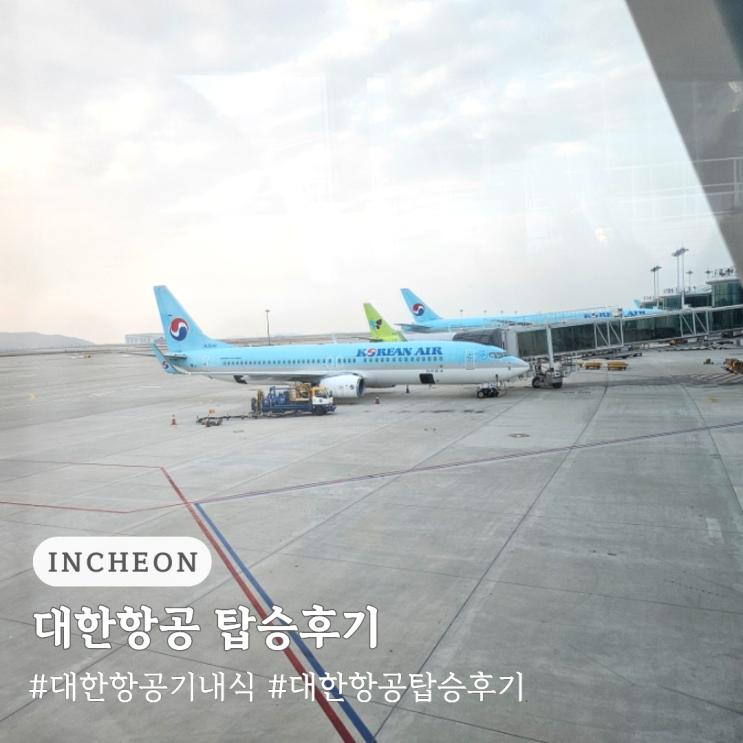  인천공항에서 발리 응우라이 공항 대한항공 기내식 및 탑승 후기