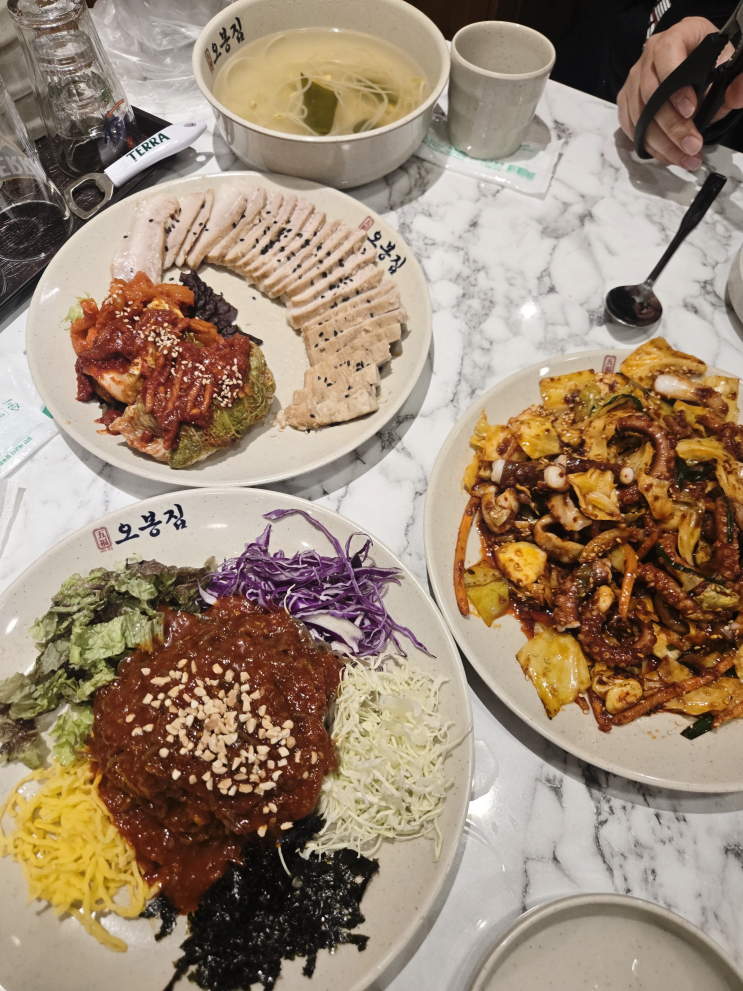  [상봉역맛집]오봉집 상봉점 _낙지오봉스페셜 추천!!(낙지볶음+보쌈+막국수)