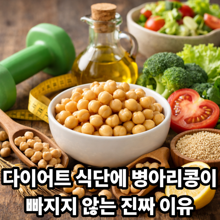   병아리콩이 다이어트에 도움이 되는 이유｜포만감·영양·지속력까지