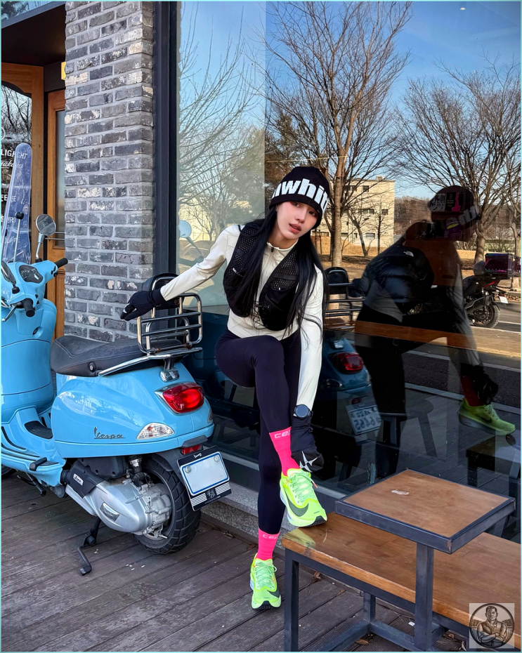  "몸매가 명품인데?" DJ 박시현 러닝화, 의외로 10만 원대?