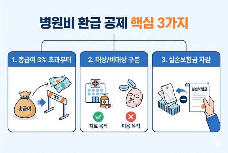  병원비 환급 연말정산 공제, 얼마나 돌려받을까?