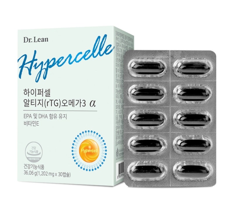 흡수율이 다르면 체감도 다르다 – 닥터린 하이퍼셀 알티지 오메가3 알파 영양제 추천