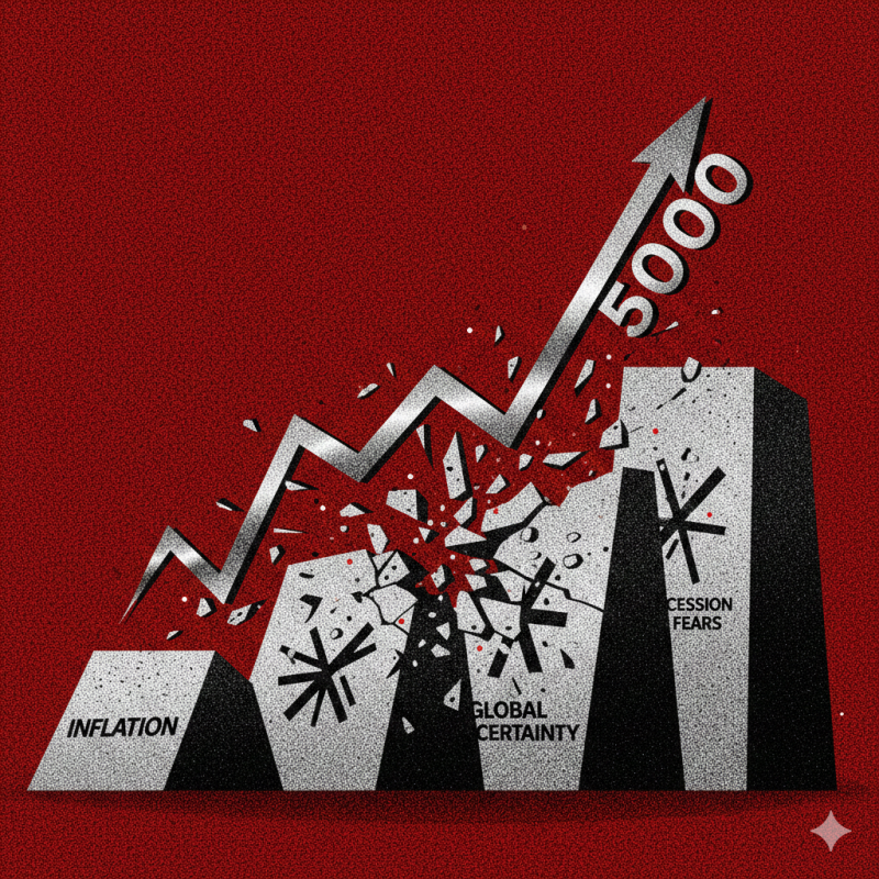 “기왕이면 5000이라 하지”라던 정치인들, 코스피가 답했다