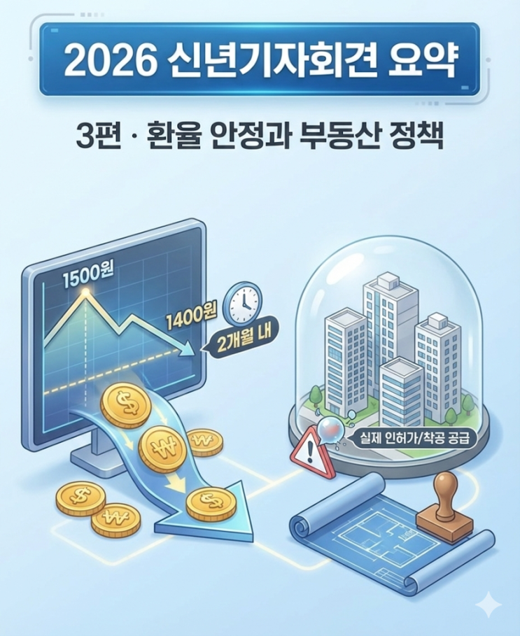  [신년기자회견 요약 3편] "1,480원은 과하다?" 대통령의 2개월 예언과 부동산 세금의 반전