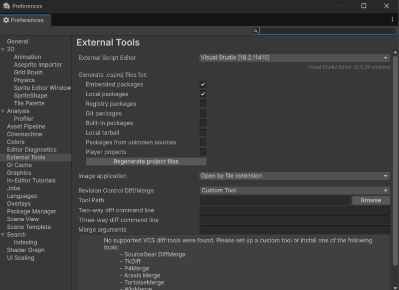 [Unity][오류해결] Visual Studio 2026 업데이트 후 생긴 오류 해결 : 네이버 블로그