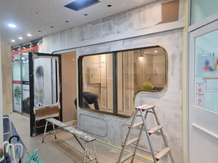  세종 피아노교습소 리모델링, '8일의 기적'은 이렇게 만들어집니다 (목공/필름/도장)