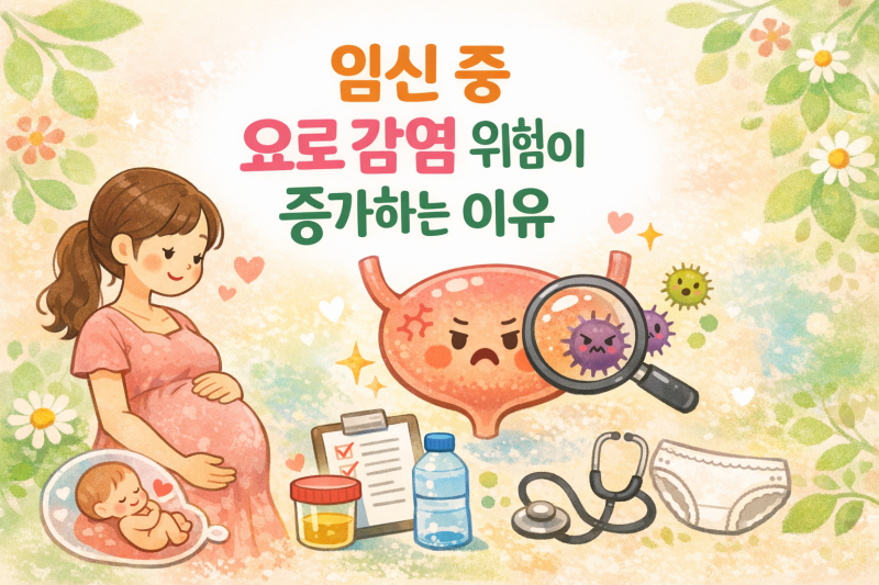 임신 중 요로 감염 위험이 증가하는 이유
