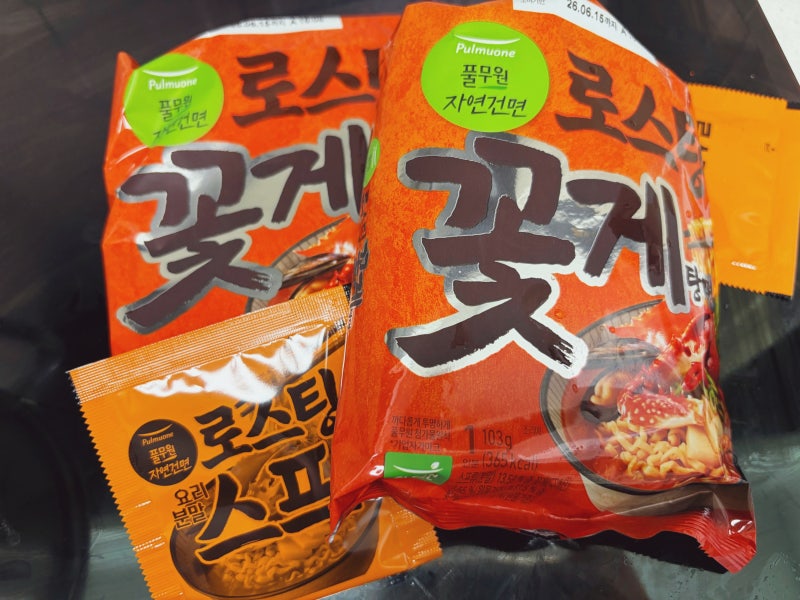 풀무원 로스팅 꽃게탕면