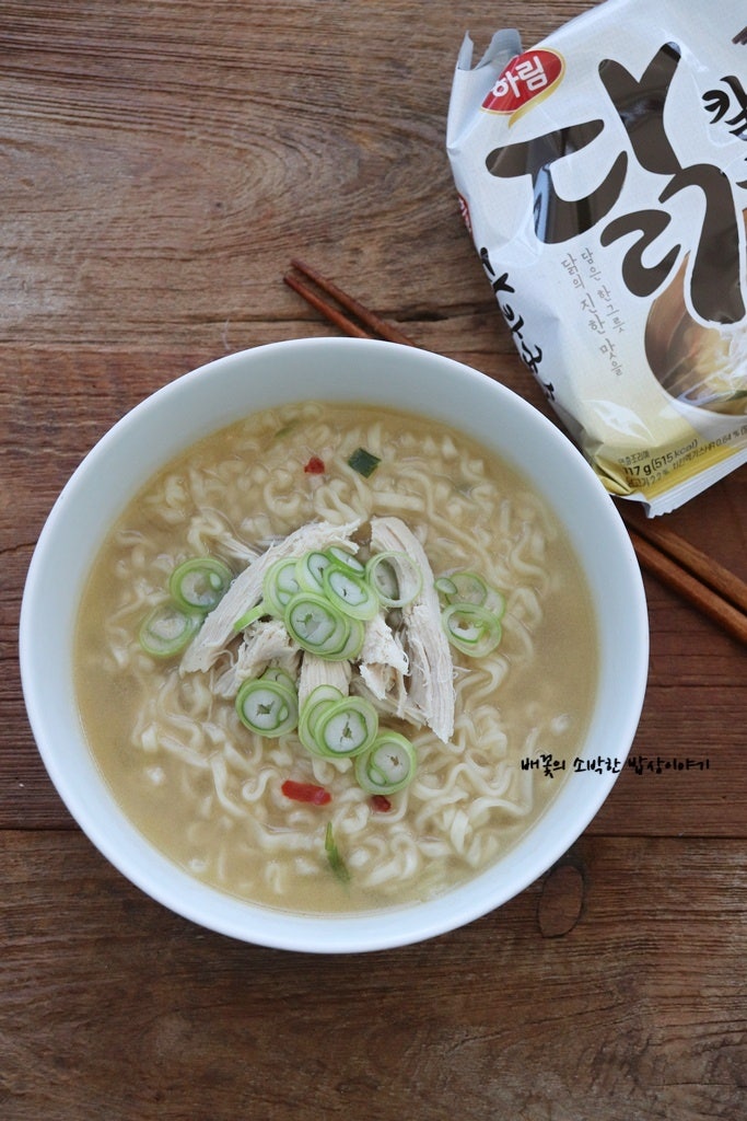 신상 칼국수라면 닭칼국수레시피 하림 닭칼국수