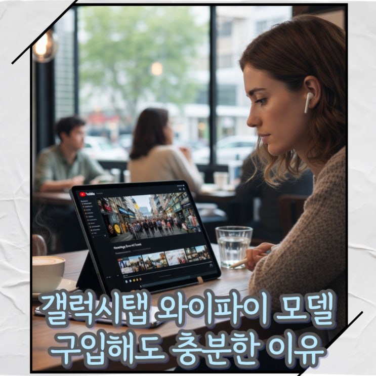  갤럭시 스마트폰 유저라면 갤럭시탭 와이파이(wifi) 모델 사도 되는 이유[자동 핫스팟 실행하기]