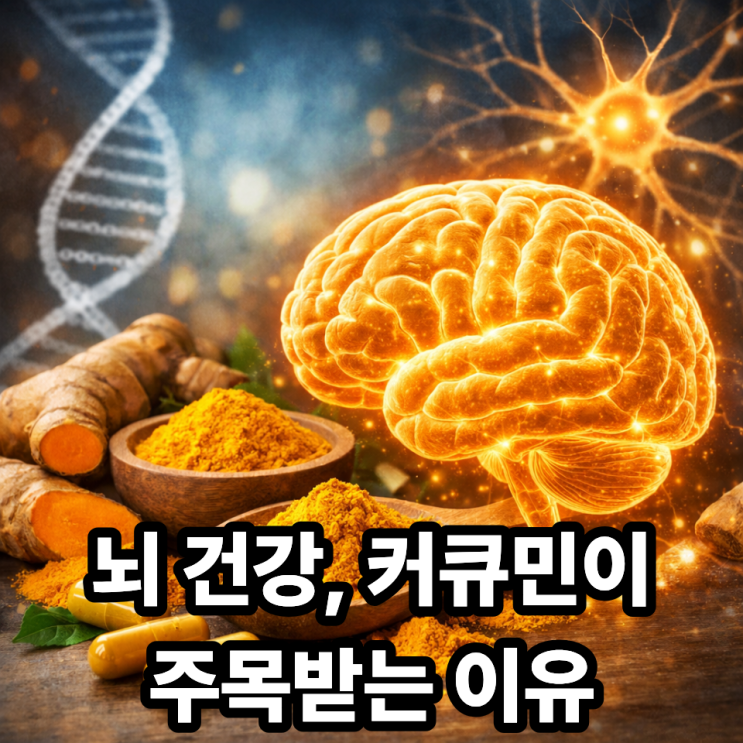   커큐민이 뇌 건강에 좋은 이유｜기억력·집중력 관리에 주목받는 성분