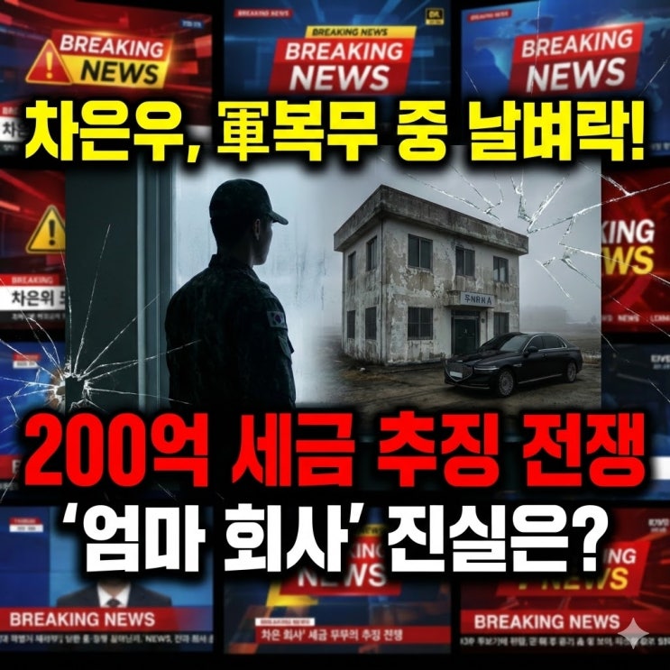  "군 복무 중 200억?" 차은우 세금 논란, 페이퍼 컴퍼니 의혹 핵심 정리 3가지(판타지오 세무조사의 진실)