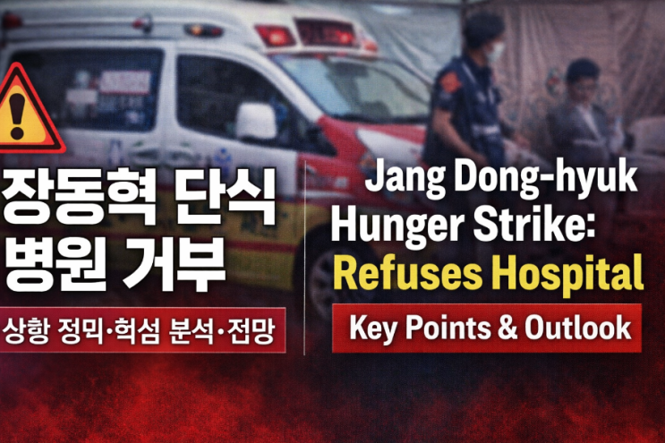  장동혁 단식 병원 거부 상황 정리와 핵심 분석, 전망까지 한 번에