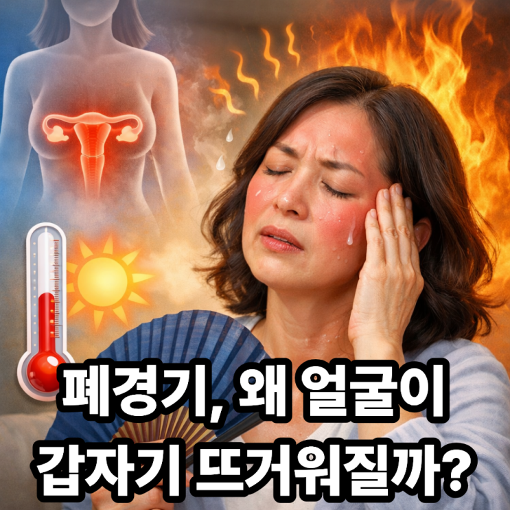  폐경과 안면홍조, 왜 갑자기 열이 확 오를까? 원인 정리