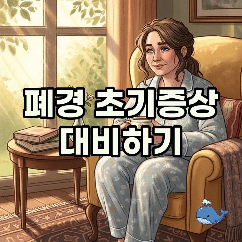 폐경 초기증상, 생리 변화와 가슴 통증 알아봐요