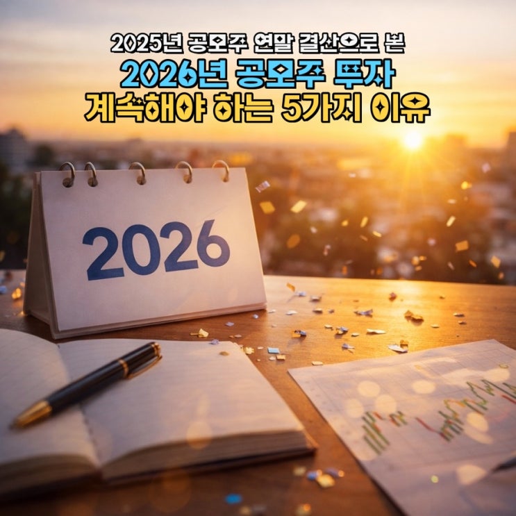  2025년 공모주 연말 결산으로 본 2026년 공모주 투자 계속해야 하는 5가지 이유 총정리