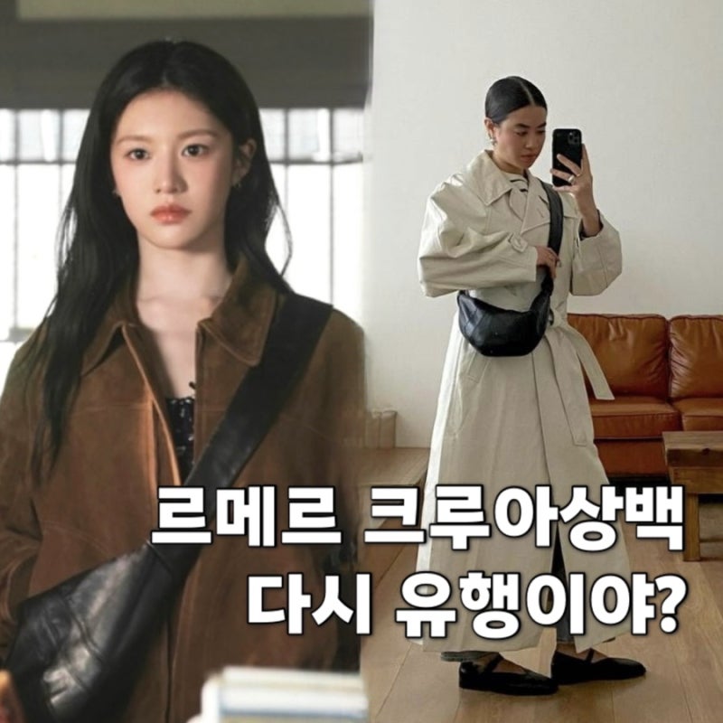 “유행은 돌고 돈다” 고윤정 르메르 크루아상백 스몰 가격은?