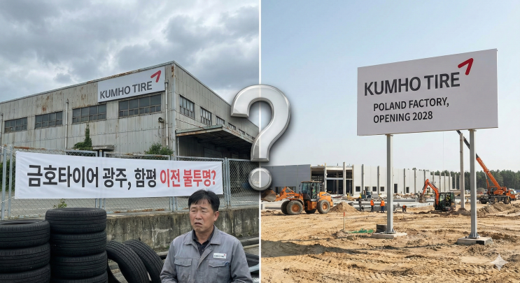  금호타이어 폴란드에 공장 설립