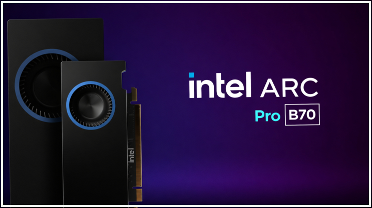  인텔 그래픽카드 Arc Pro B70 GPU GPU 곧 출시 예정