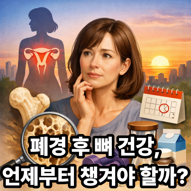   폐경과 골다공증, 언제부터 관리해야 할까?