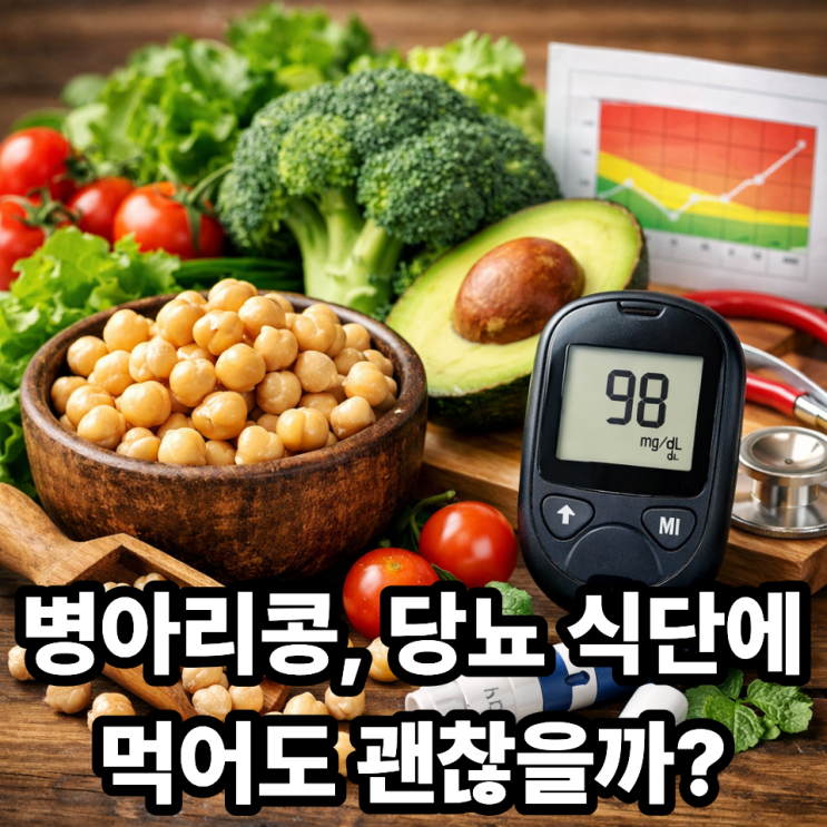   병아리콩과 혈당 관리｜당뇨 식단에 적합할까?