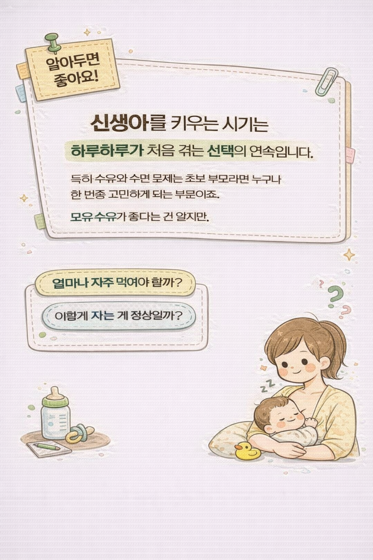  신생아 수유텀 늘리는법 관리 방법과 시간에 대해서 알아보자!