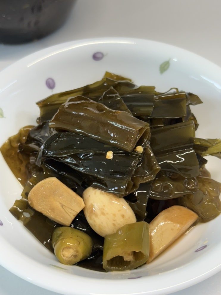  쇠미역 곰피장아찌 가정식반찬 추천 바다로정가네