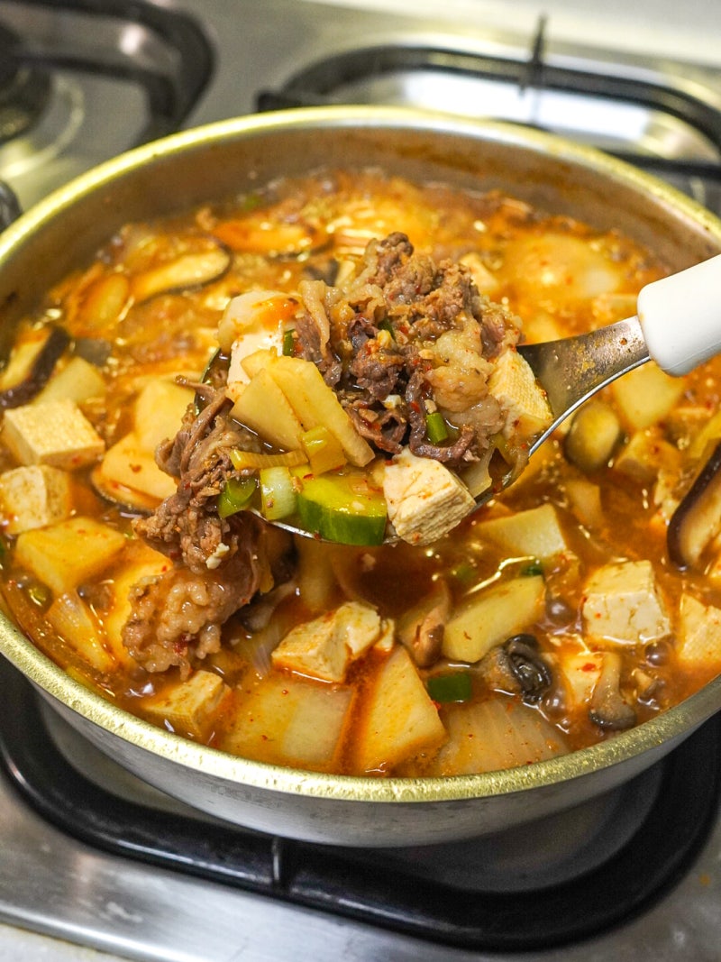 사먹을 필요없는 차돌된장찌개 만들기_고깃집된장찌개 정착레시피