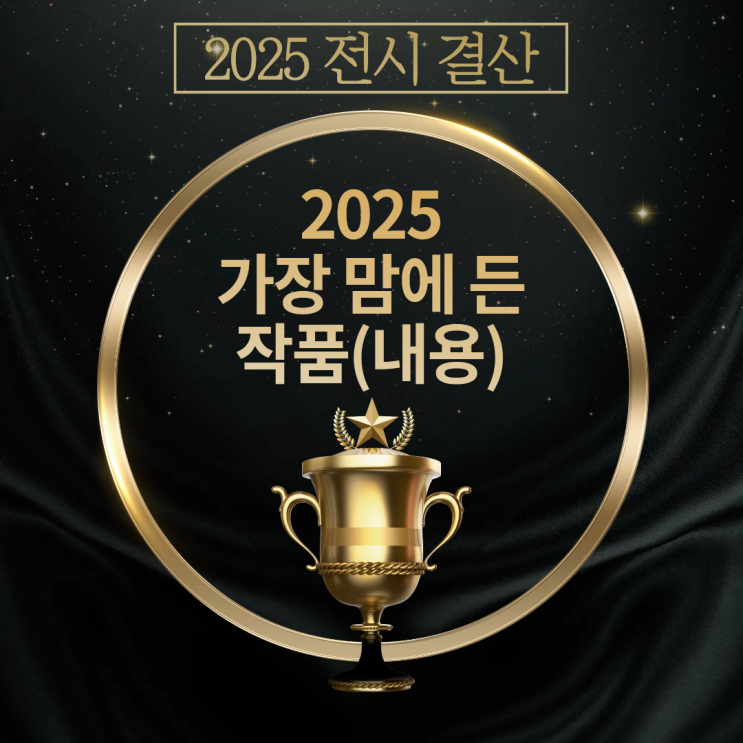  전시 블로거의 2025 전시 결산 : 가장 맘에 든 작품(내용, 의미 측면) 수상