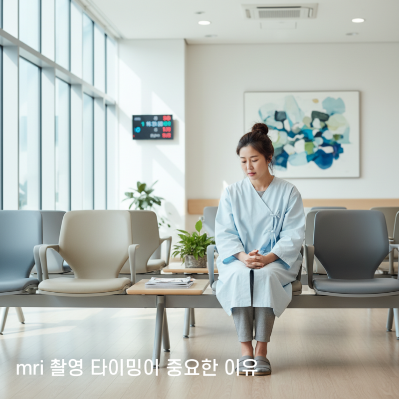 교통사고 한 달 후 MRI 촬영 가능 기간, 검사 타이밍이 중요한 이유