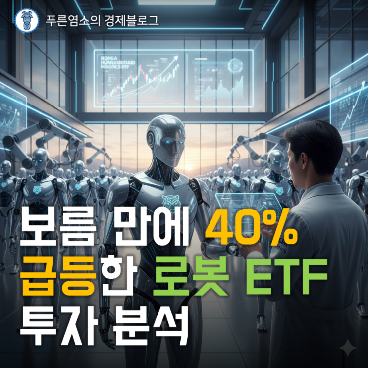  보름 만에 40% 급등한 로봇 ETF : TIGER 코리아휴머노이드로봇산업(0148J0) 투자 분석