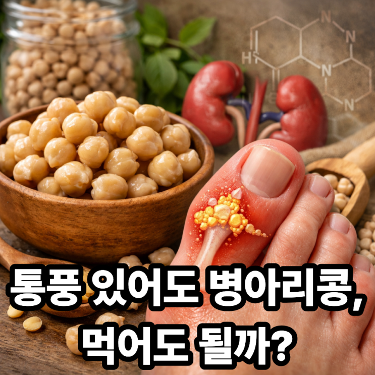  ️ 병아리콩과 퓨린 함량, 통풍 환자도 괜찮을까?